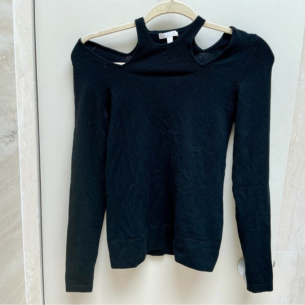 Minnie Rose Sexy Crew Neck Sweater